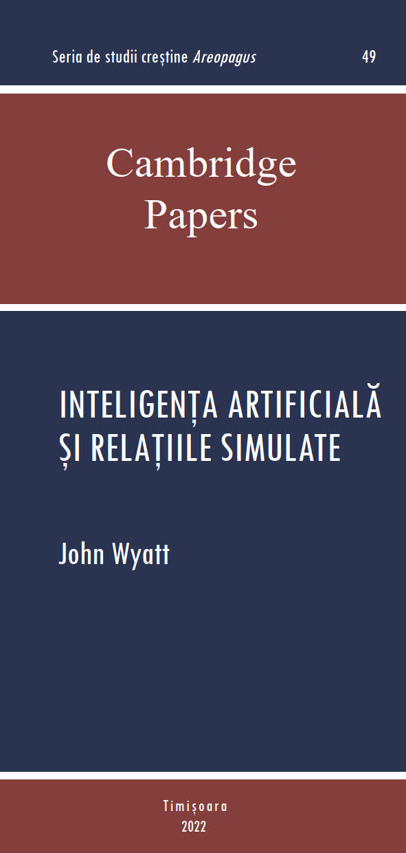 John Wyatt - Artificial intelligence and simulated relationships